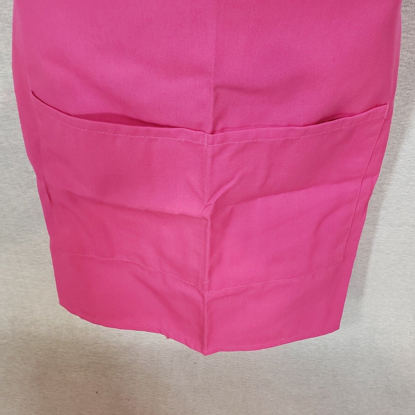 Fame Fabrics Raspberry Half Bistro Waist Server Apron F28 – 3 Pockets 19"x28"