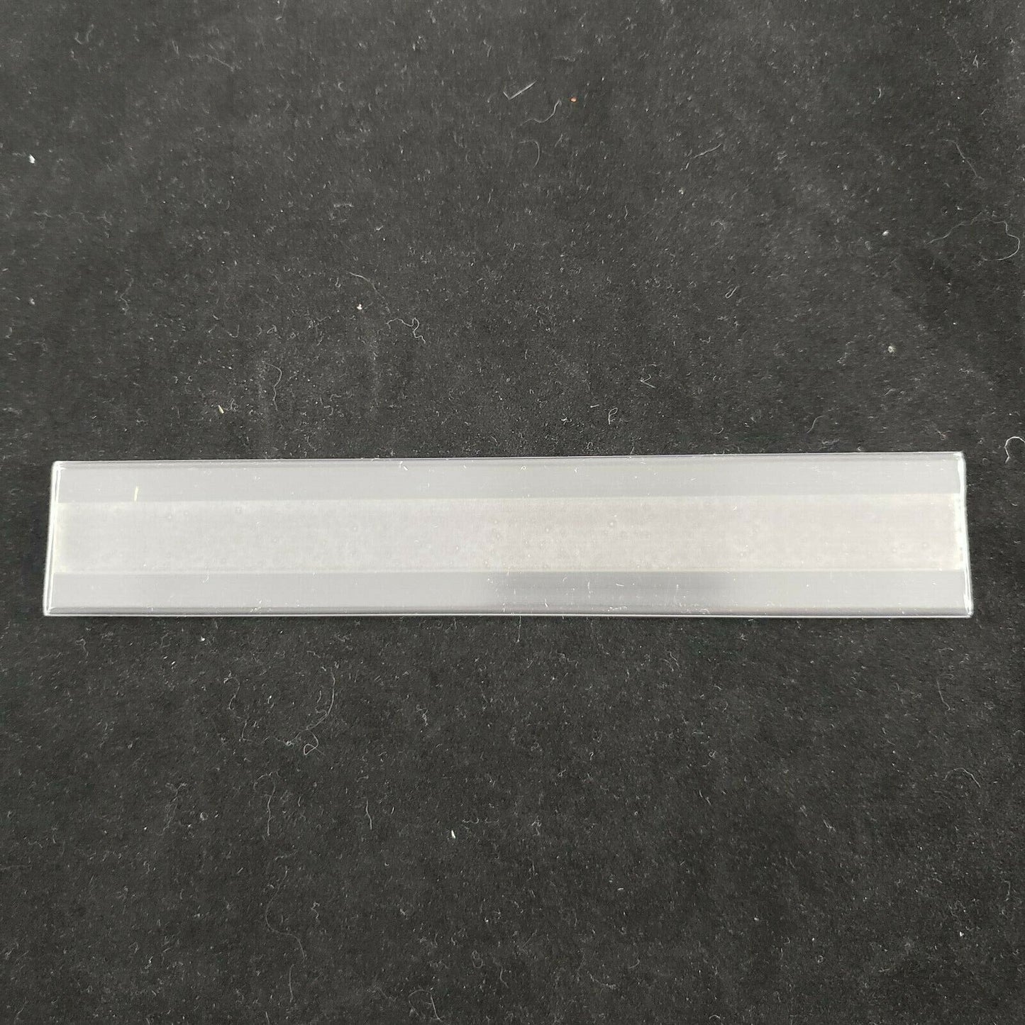 Aigner Index HOLDEX M-11 Magnetic Bin Label Holders 6" x 1" Clear Package of 12