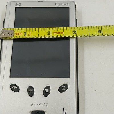 HP Jornada 540 Series Silver Pocket PC PDA Electronic Handheld w Stylus Untested