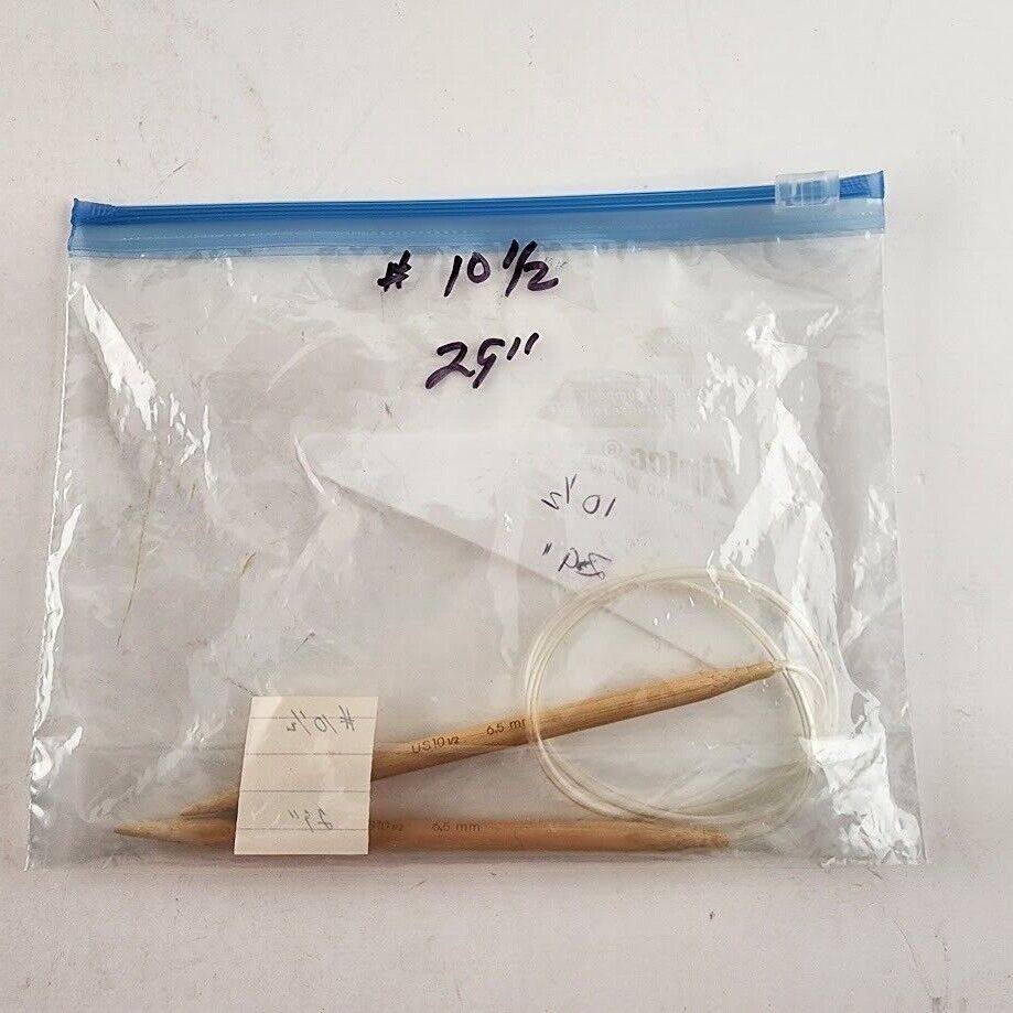 Circular Knitting Needle Bamboo Plastic Metal Size 8 - Size 15 Length 16" - 32"