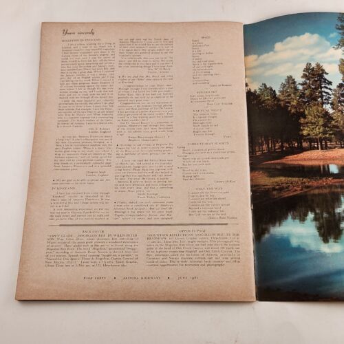 Arizona Highways 1961 June Edition Arizona Outdoors The Kaibab Squirrel