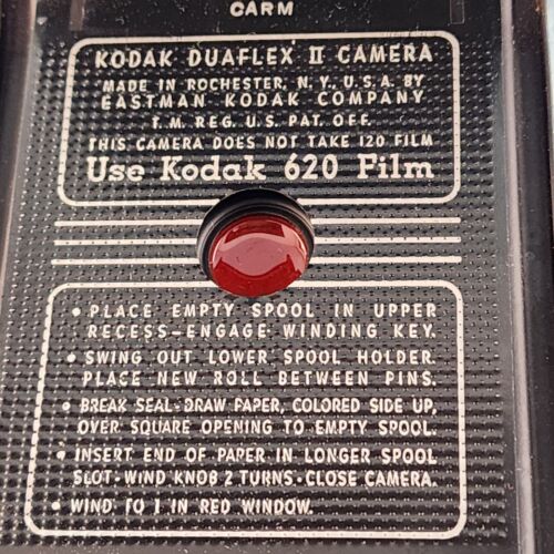 Kodak DuaFlex II Camera Flash Attachment Strap 1940's Shutter Operates Corrosion