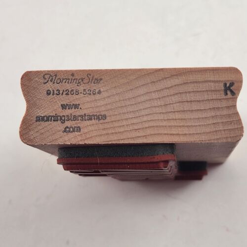 Lot of 4 Inspirational Words and Sayings Wood Mounted Rubber Stamps Vintage