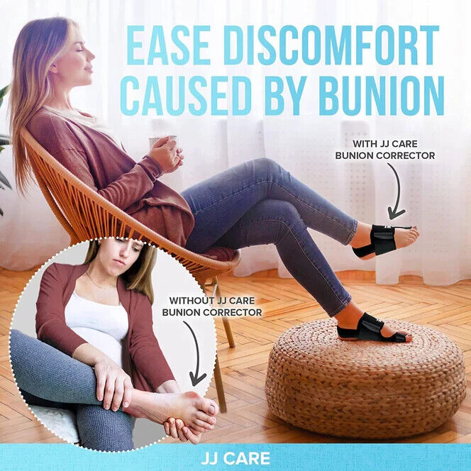 New JJ Care Bunion Corrector Non Surgical 1 Pair Reduces Pain and Discomfort