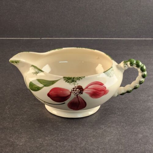 Vintage Blue Ridge Southern Potteries Gravy Boat Beth Pattern w/ Spout