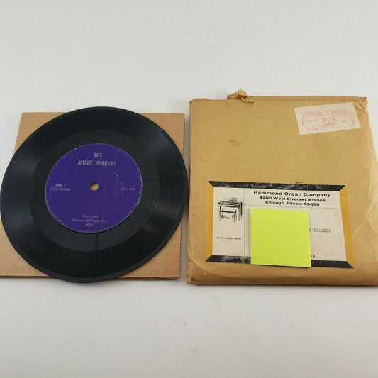 The Music Makers by Hammond Organ Co Promotional 33 RPM Styrene 1965 Promotional