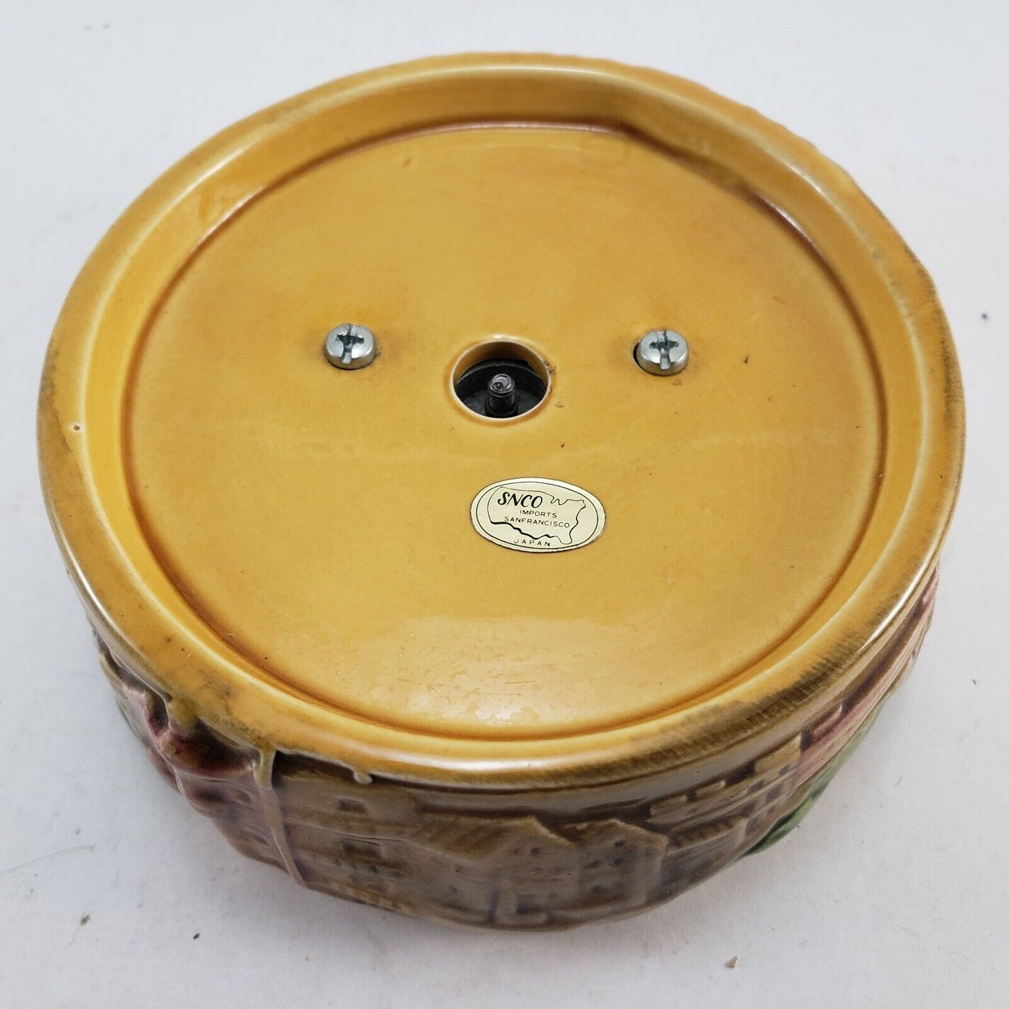 San Francisco Street Car Music Box Pottery Vintage Powell & Hyde & Beach 514