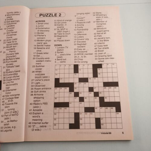 3 Large Print Crosswords PennyPress No 63 Arcturus Big Book Kappa Special Vol 9