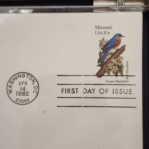 Official Birds & Flowers of Our 50 States 1st Day Cover Coll 1982 Postage Stamps