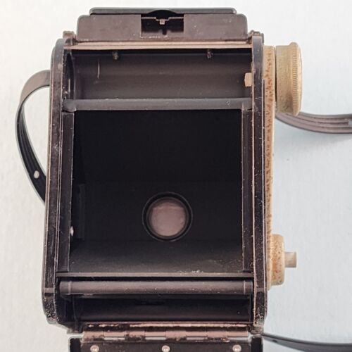 Kodak DuaFlex II Camera Flash Attachment Strap 1940's Shutter Operates Corrosion
