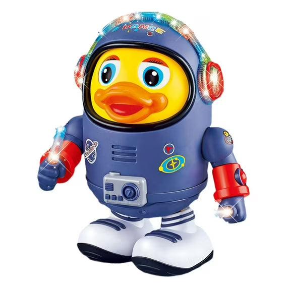 Dancing Space Duck Musical Cruise Toy Light Up Duck for Dirty Duck Game, Cruise Cabin Door Gift