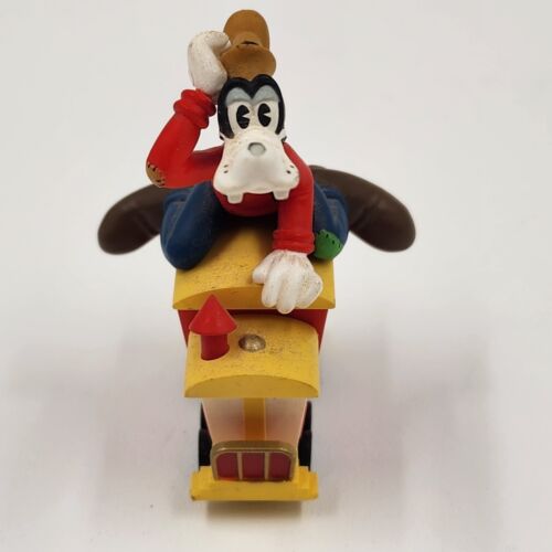 Disney Train Set Hallmark Merry Miniatures Mickey Goofy Pluto Donald Minnie 1998