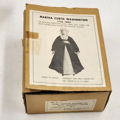 Martha Washington Doll Kit by Yield House Includes Head Arms Legs and Pattern