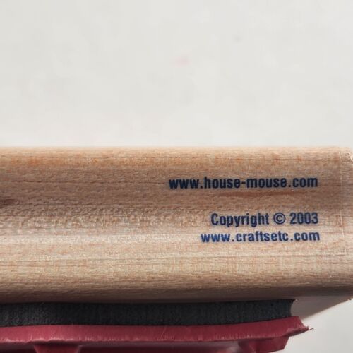 Stampabilities Wooden Mounted Rubber Stamp Balloon Ride Design/Pattern Vintage