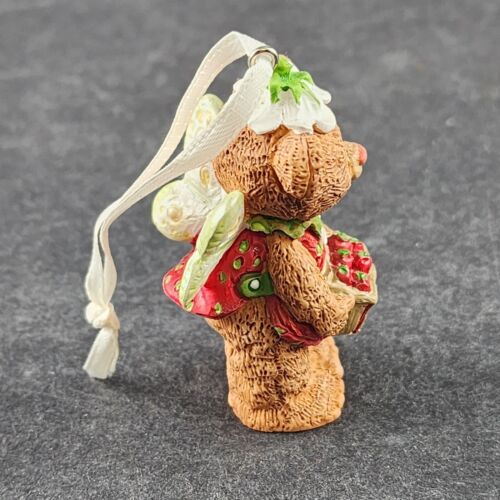 3 Hallmark Keepsake Fairy Berry Bears Ornaments Strawberry Blueberry & Raspberry