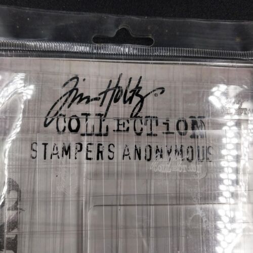 Tim Holtz Acrylic Clear Grid Blocks for Cling Mount Stamps Unopened 9 Blocks