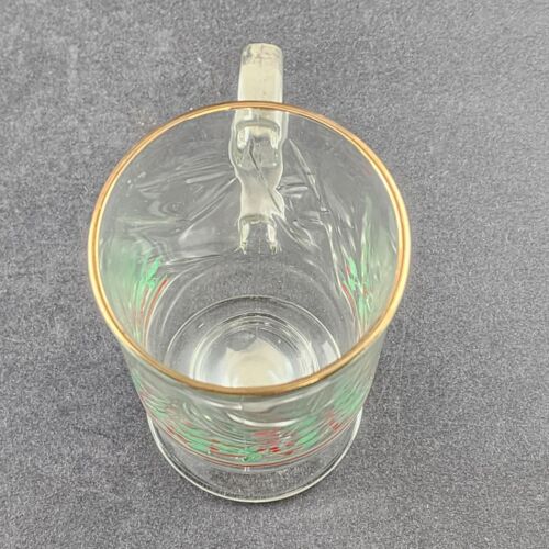 2 Arby's Various Style Glasses Christmas Holiday Holly Berry Cups Vintage