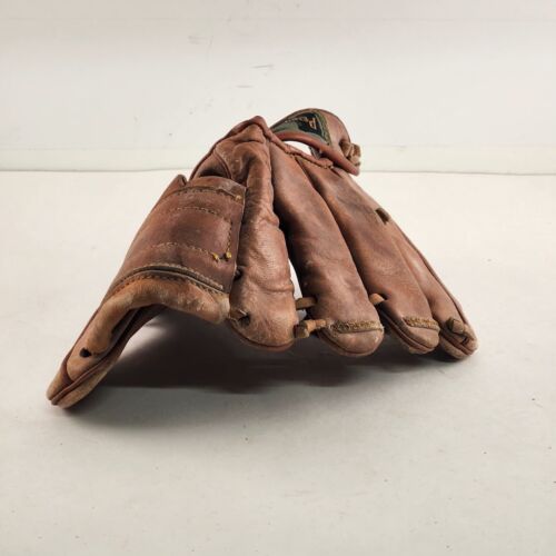 Pennant S370 Leather Baseball Glove RH Thrower 8" Childs Size 1960's Style
