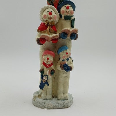Windsor Collection Snowman Carolers Figurine 12" w/ Box Christmas
