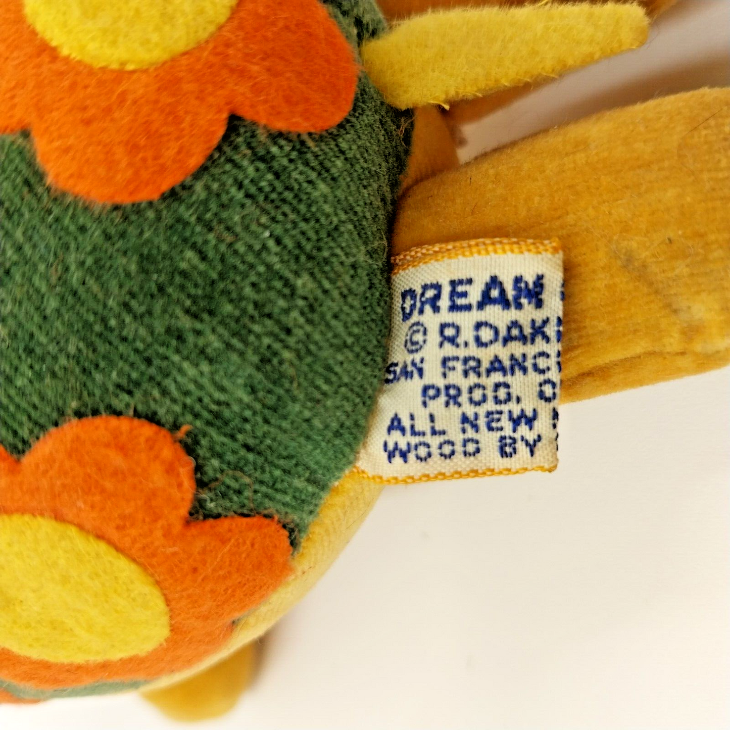 Dakin Dream Pets HONOLULU HARRY the Turtle 7" Long Mid Century 1960's Vintage