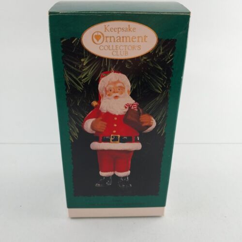 4 Keepsake Ornament Collectors Club '95-'96 Inc: Santa Rudolph Fishing Memories