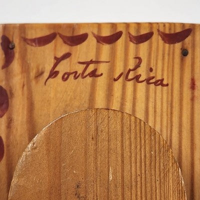 Toleware Wood Box Storage Shoe Shine Norwegian Rosemaling Hand Painted Folk Art