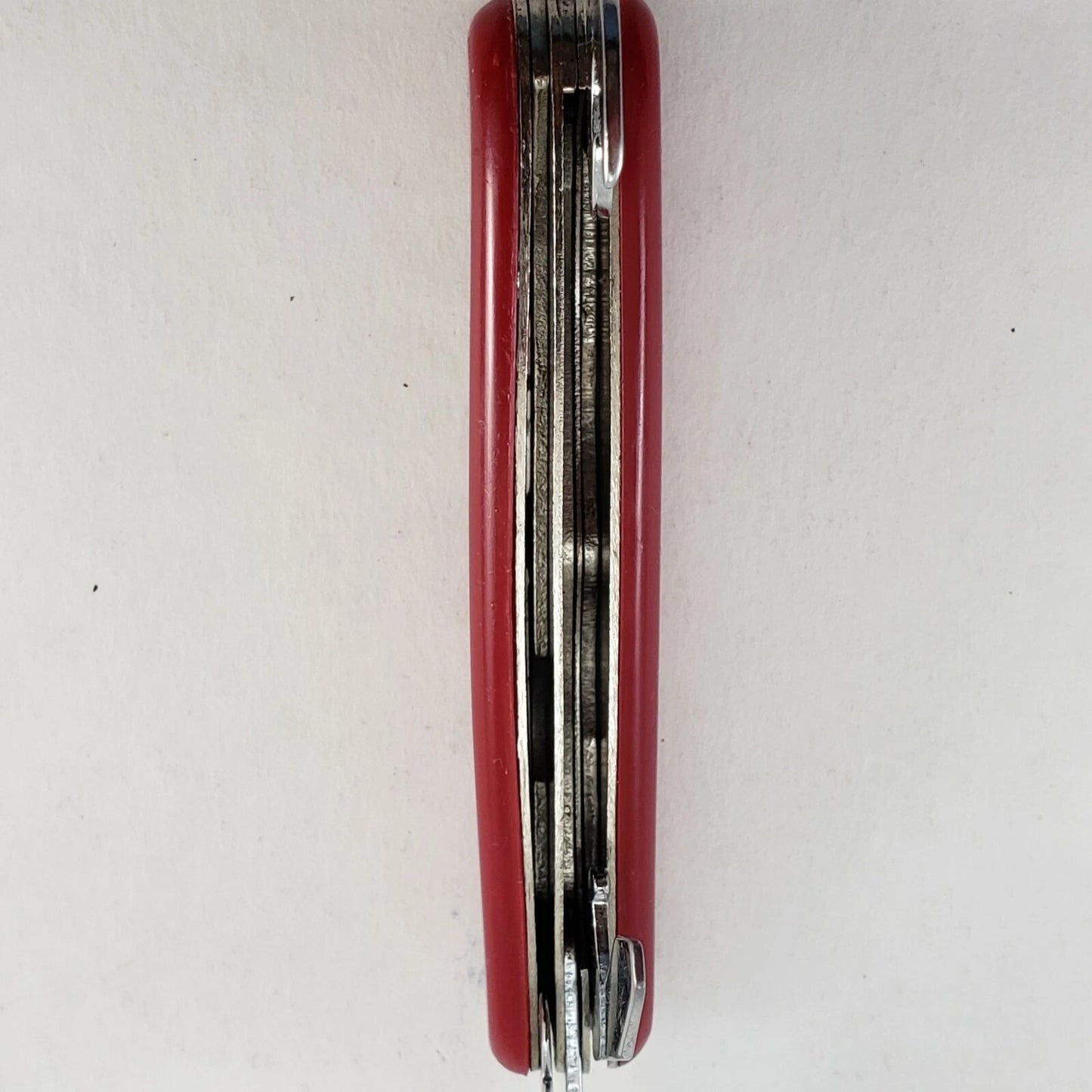 Red Multi-Blade Pocket Knife 5-in-1 Tool Stainless Steel 3¾"Base 2¼" Blade China