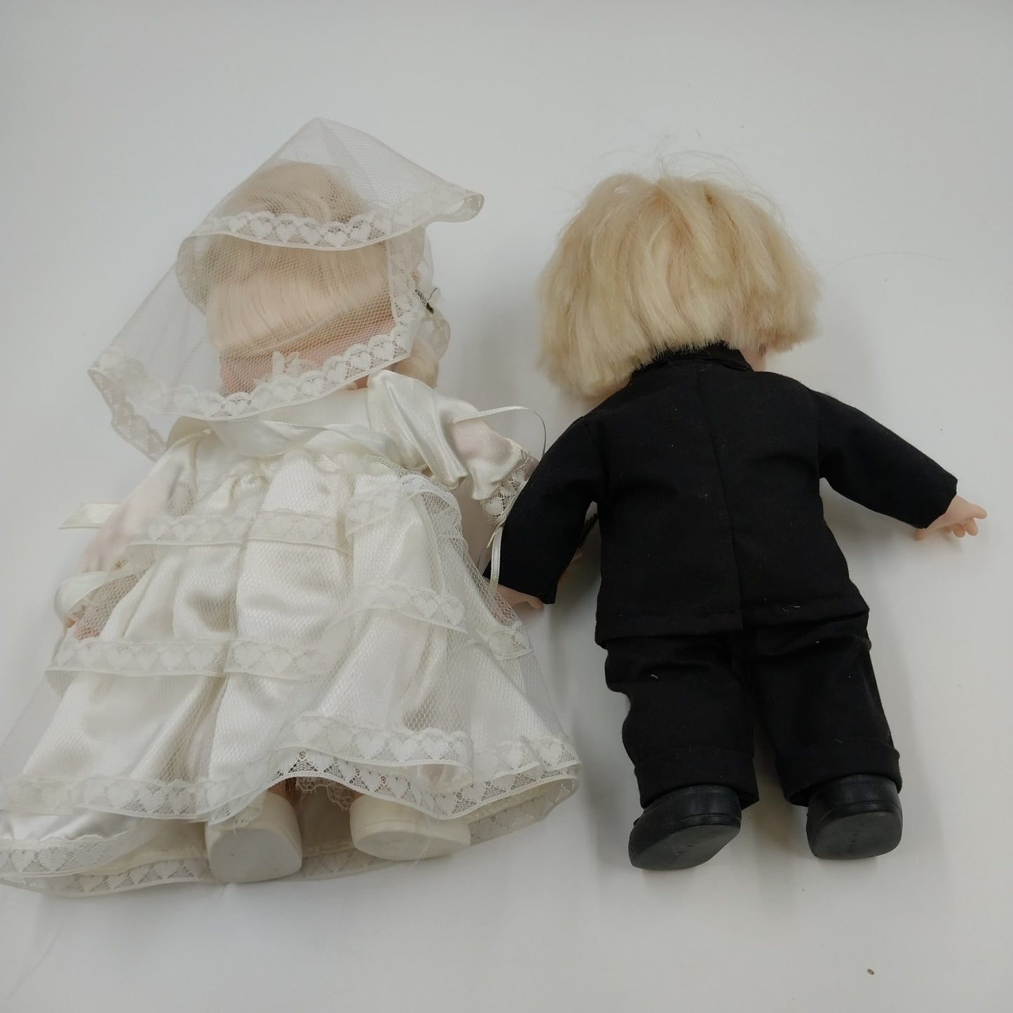 Precious Moments Groom & Bride Wedding Theme Dolls 12" 1994