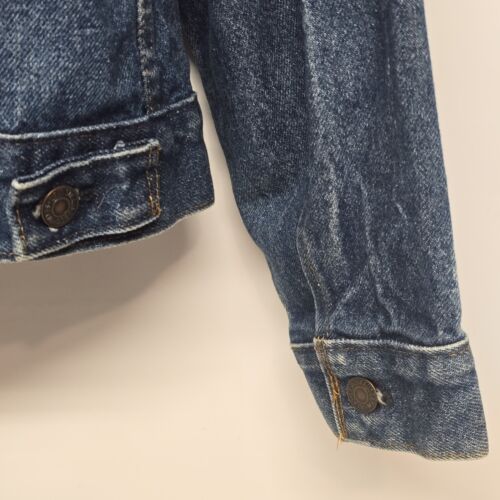 Vintage Levi’s Big E Type III Denim Jacket – Men’s Size 42 | 1970s Stonewash Jean Jacket with Harley Davidson Patch | Collectible Biker Style