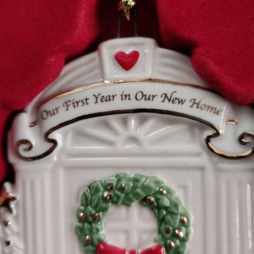 Lexon First Year in First House 4" Porcelain Ornament Boxed New Undated