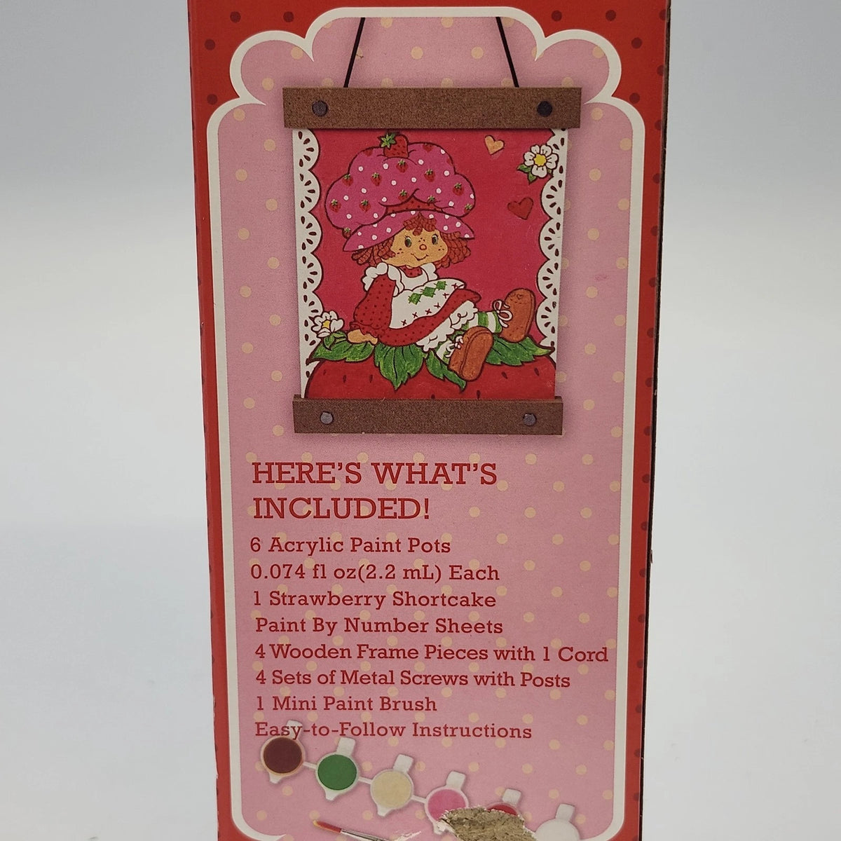 Strawberry Shortcake Paint By Number Kit Horizon Wall Art DIY NOS Horizon Group