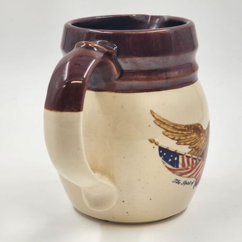 McCoy Pottery Pitcher NATIONAL GALLERY of ART Spirit of Seventy-Six Eagle Image