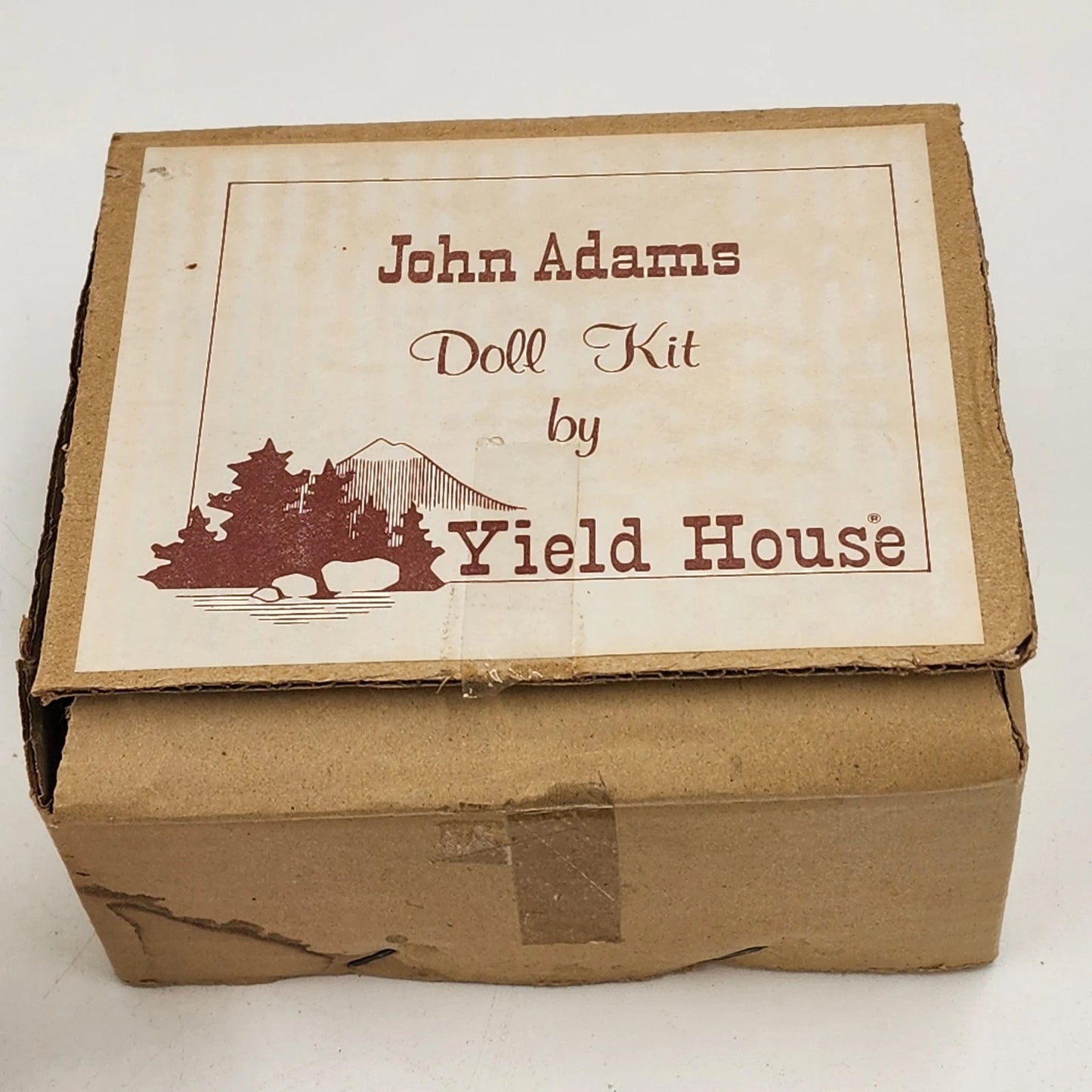 John Adams Doll Kit by Yield House w Head Arms Legs Fabric Pattern Complete