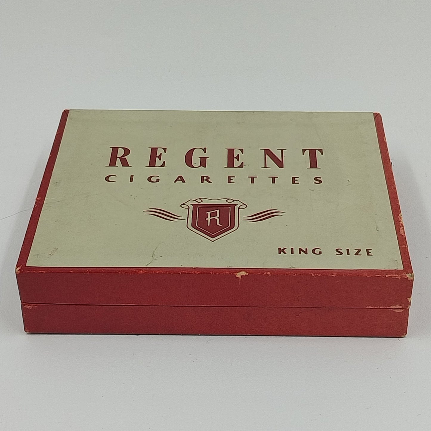 Regent Empty Cigarettes Cardboard Box King Size No.94 WWII Era Vintage 1940s USA