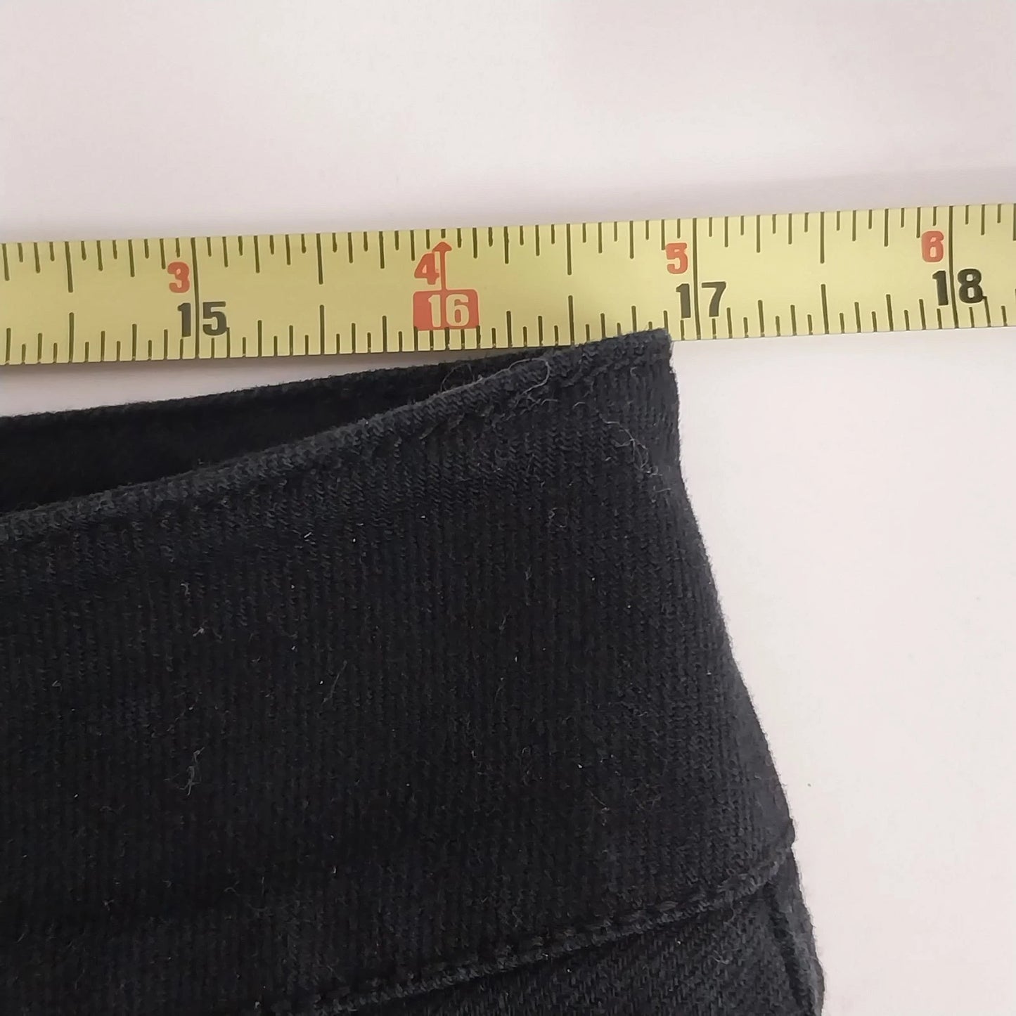 Zena Womens Black Straight Leg Jeans Size 14 Studded Pocket Stretch Cotton Blend
