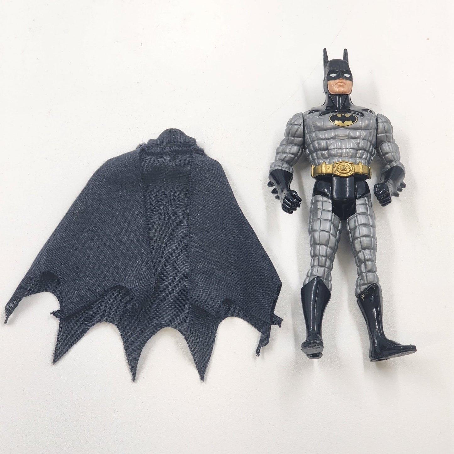 KENNER BATMAN Returns Laser Batman Action Figure w/ Cape Silver Suit 1992
