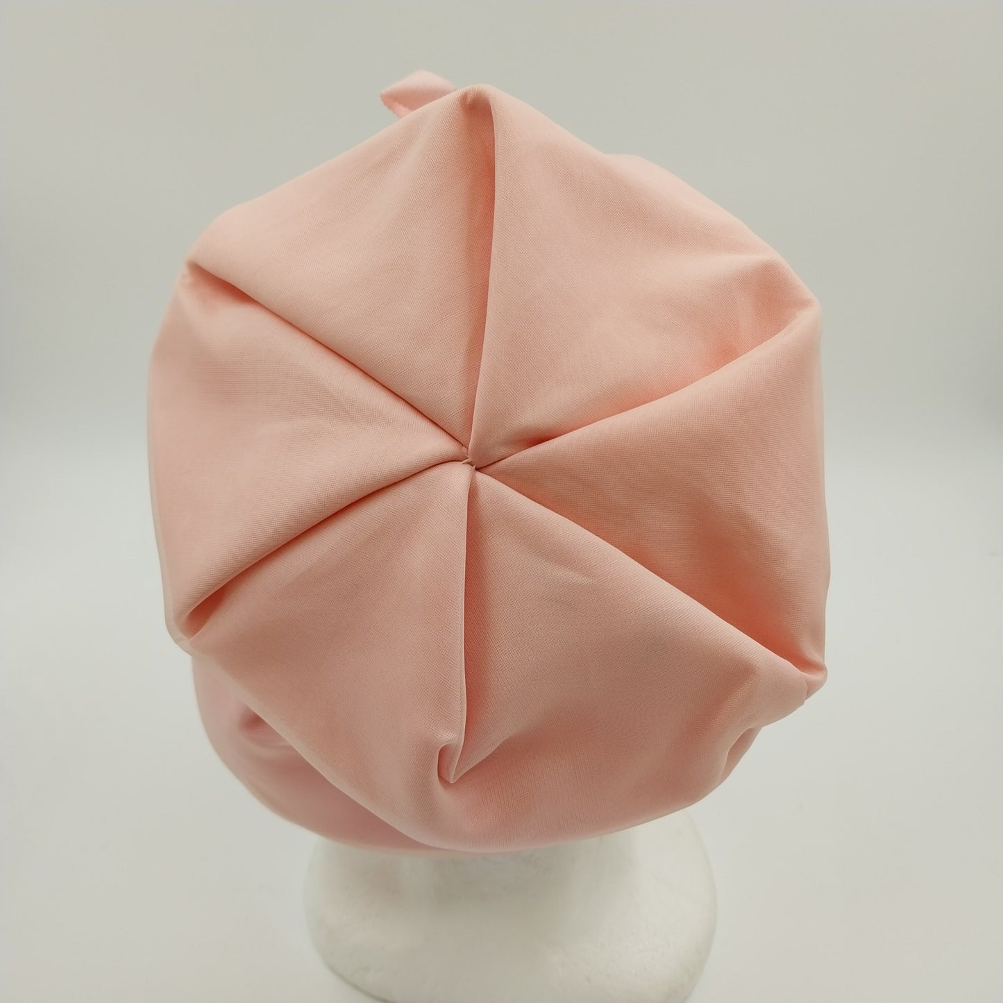Union Made Women's Pale Pink Summer Sun Bucket Hat with Ribbon Bow USA