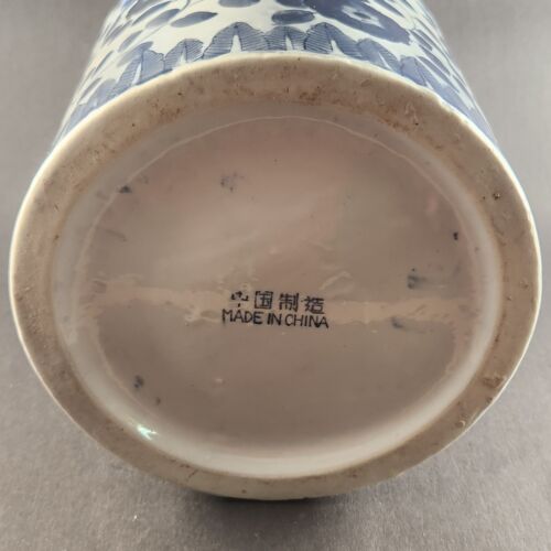 Oud Delft Large Blue White Urn Style Porcelain Jar Includes 14 Hooks Under Lid