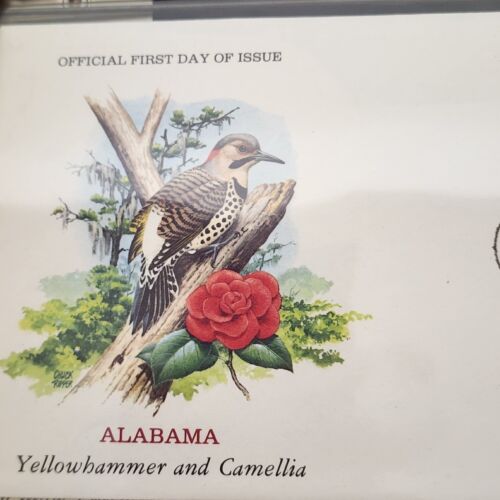 Official Birds & Flowers of Our 50 States 1st Day Cover Coll 1982 Postage Stamps