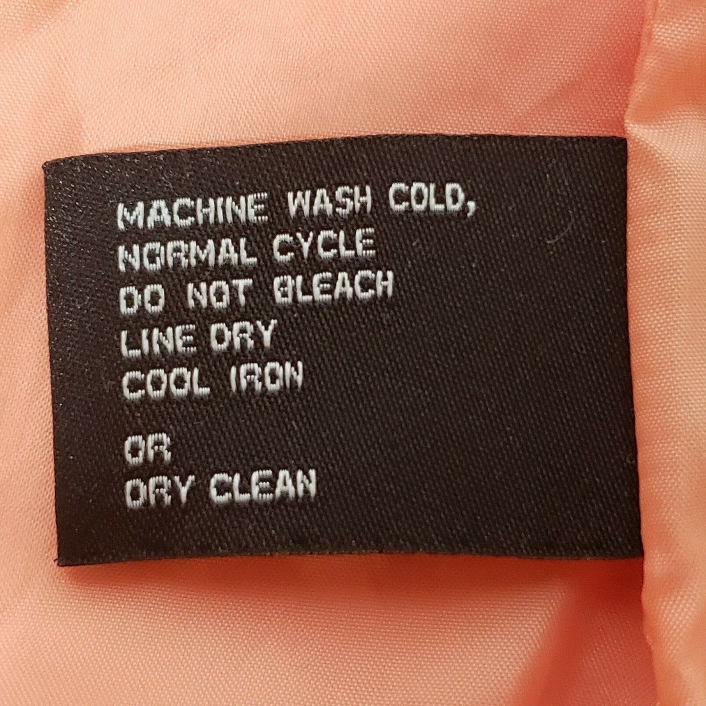 Anne Klein Women's Medium Spring Peach Jacket Polyester Blend Zip Side Pockets