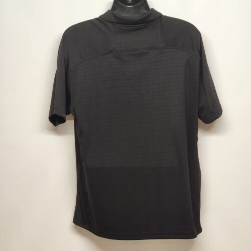 AHEAD Extreme Medallion The Club Black Golf Polo Men's Size Large Polyester