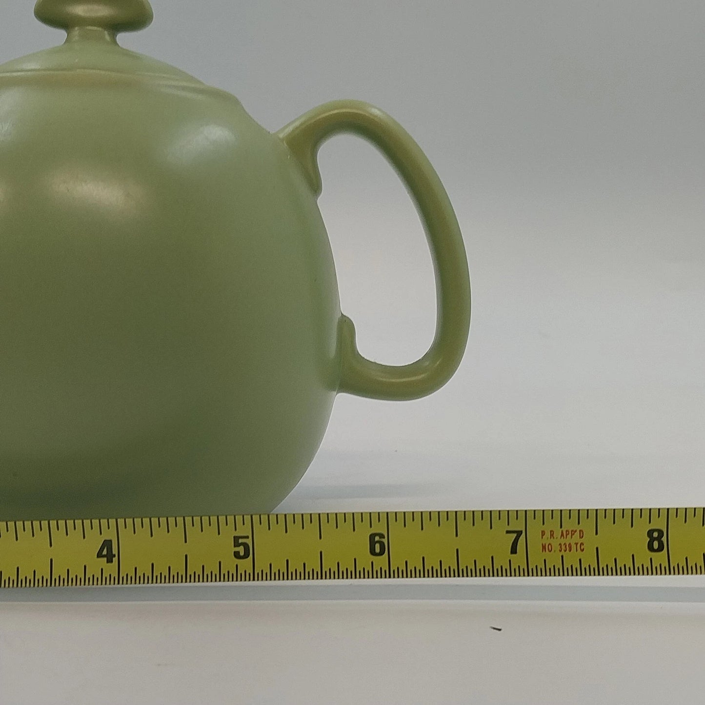 Chantal 92-TP10 Solid Green Teapot with Lid Stoneware Ceramic 0.75 Qt Vtg 2003
