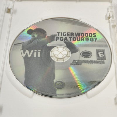 Wii EA Sports Tiger Woods PGA Tour 07 Golf Video Game Disc Nintendo Complete
