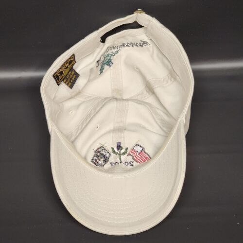 2007 Fiddlesticks 25th Anniversary Golf Hat Off-White Adjustable Strap Back Cap