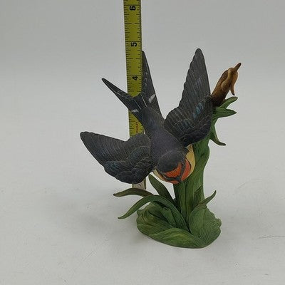 Garden Bird Barn Swallow Figurine by Lenox Fine Porcelain 1993 with Certificate