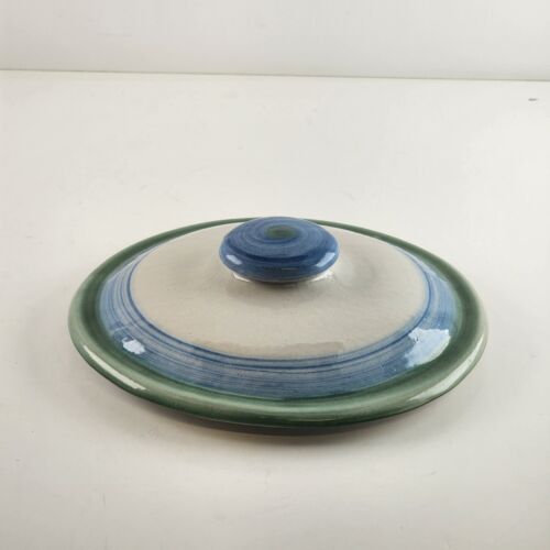 MA Hadley 1 Qt Covered Casserole Dish Bouquet Pattern Inside Bowl Plain Lid 6.5"