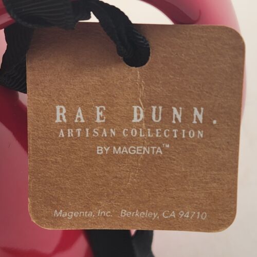 Rae Dunn Disney Princess Red Mug with TRUE LOVE Inscribed White Lid w Red Rose