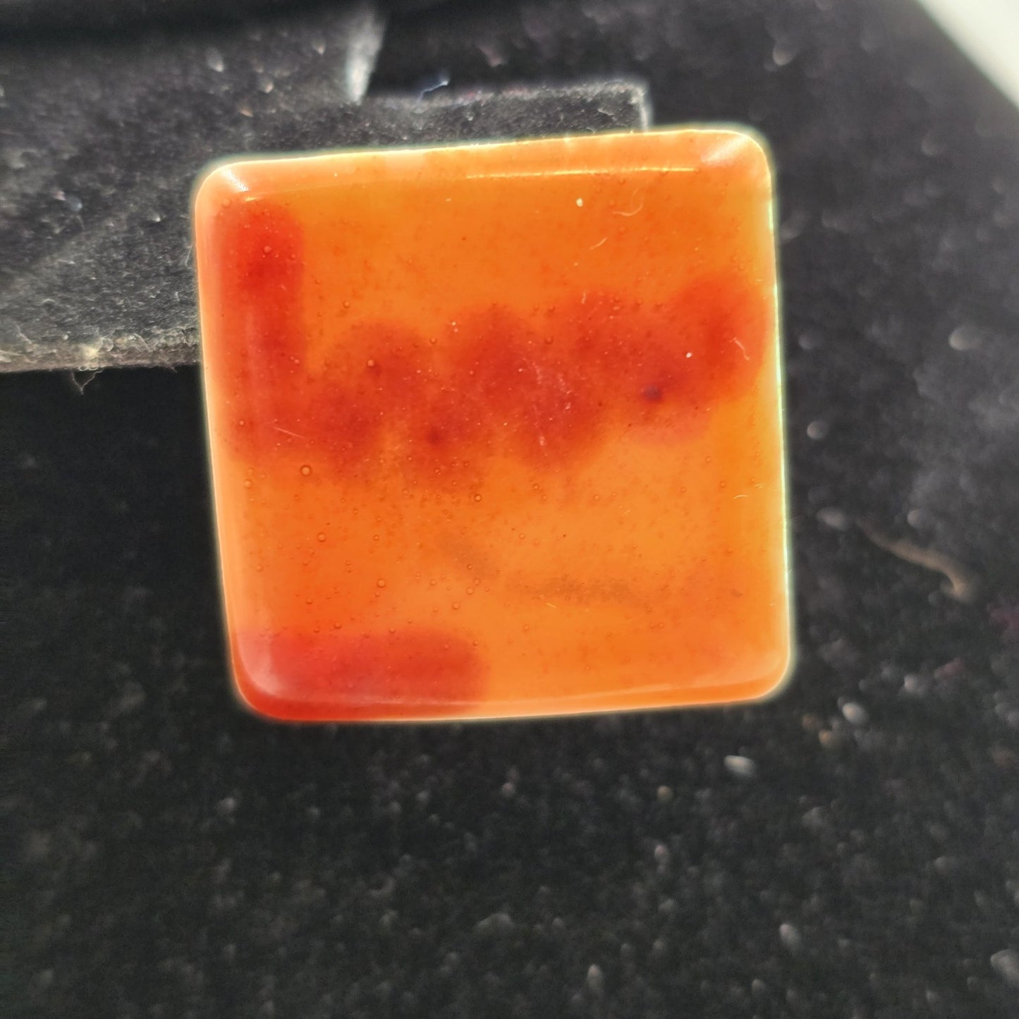 2 Sets Earrings Coral Pink Resin Square Silver Tone Red Oval Plastic Bead Dangle