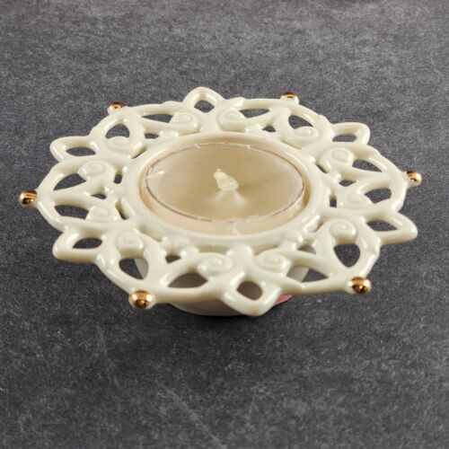 Lenox Snow Lights For the Holidays Shine Votive Tealight Holder New in Box