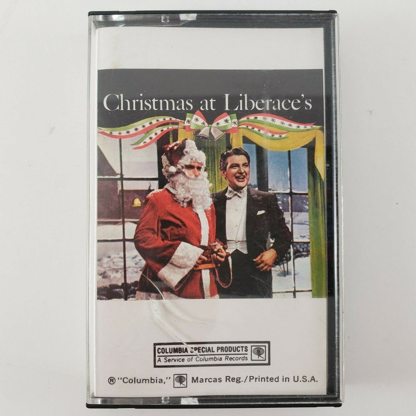Christmas at Liberace's 1977 Audio Cassette Tape Stereo Re-recordings Columbia